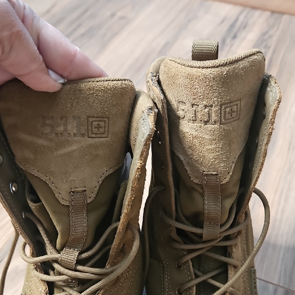 5.11 Tactical Mens Dark Coyote Combat Boots 10 - Picture 11 of 14